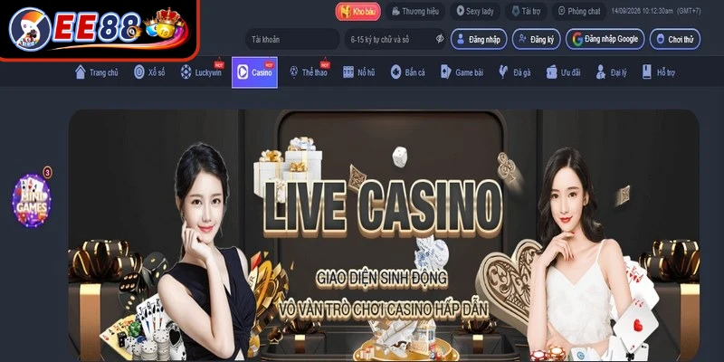 Casino EE88 như luồng gió mới vào thị trường giải trí trực tuyến Quốc tế